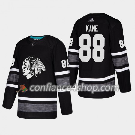 Adidas Maillot de Hockey Chicago Blackhawks Patrick Kane 88 2019 All-Star Noir Authentic - Homme